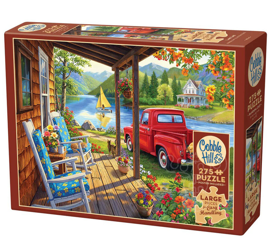 Cobble Hill Lake Life (AI Assistance) Easy Handling Puzzle 275pcs