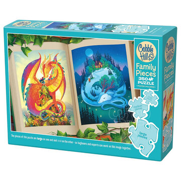 Cobble Hill Puzzles Cobble Hill Night & Day Family Puzzle 350pcs