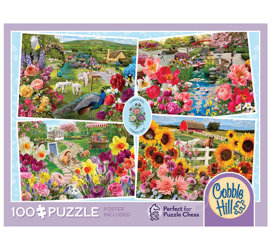 Cobble Hill Garden Tour Puzzle 100pcs