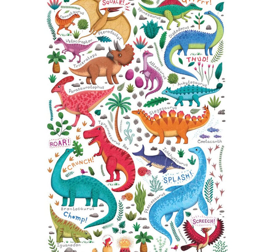 Cobble Hill Rawr! Puzzle 100pcs