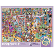 Cobble Hill Puzzles Cobble Hill Doodletown Bookshop Bedlam Puzzle 100pcs