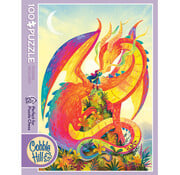 Cobble Hill Puzzles Cobble Hill Rainbow Dragon Puzzle 100pcs