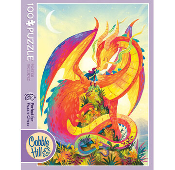 Cobble Hill Puzzles Cobble Hill Rainbow Dragon Puzzle 100pcs