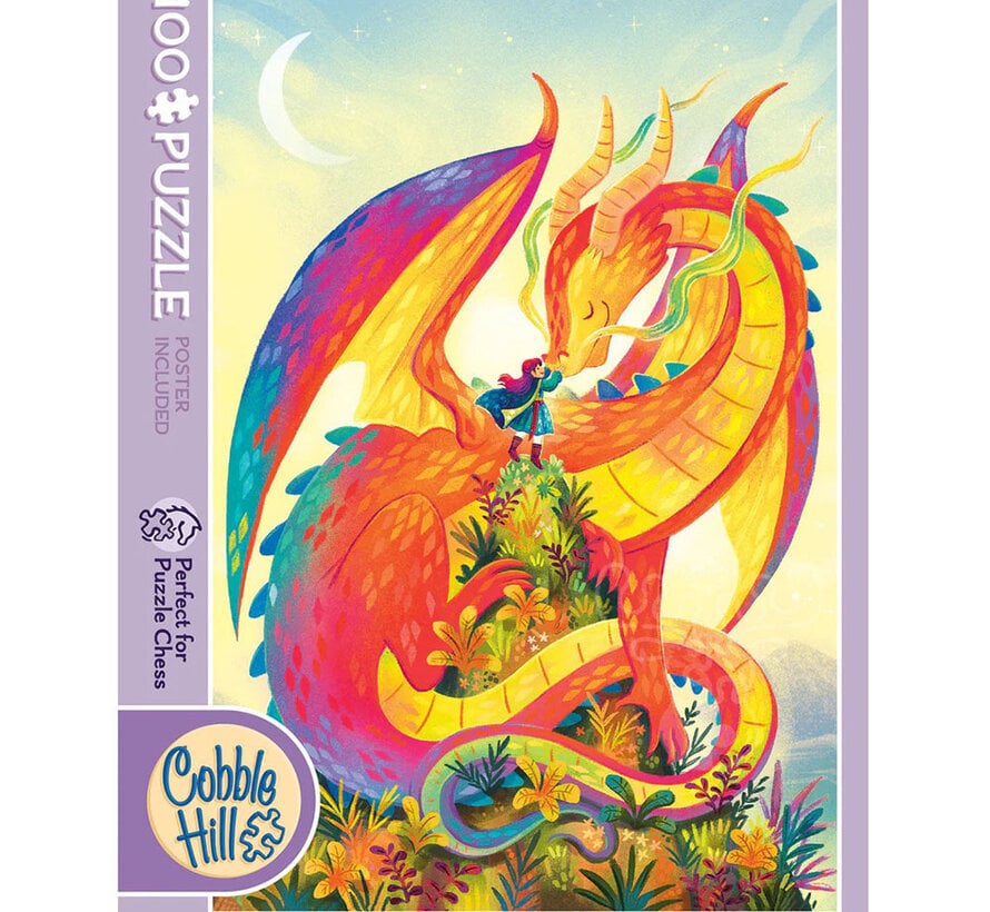 Cobble Hill Rainbow Dragon Puzzle 100pcs
