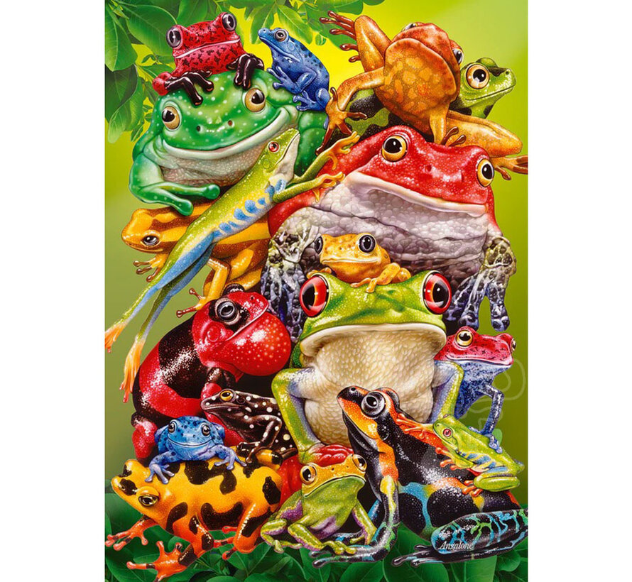 Cobble Hill Frog Business Puzzle 100pcs