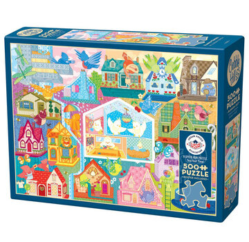 Cobble Hill Puzzles Cobble Hill Rainbow Birdies Puzzle 500pcs