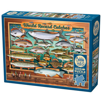 Cobble Hill Puzzles Cobble Hill World Record Catches Puzzle 500pcs