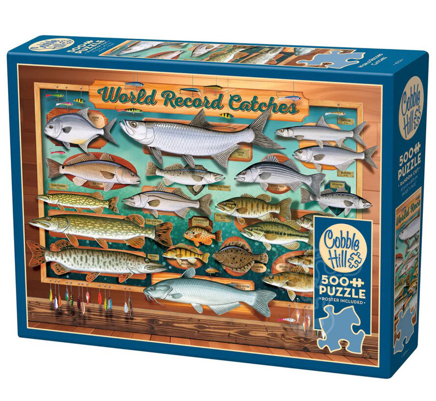 Cobble Hill World Record Catches Puzzle 500pcs