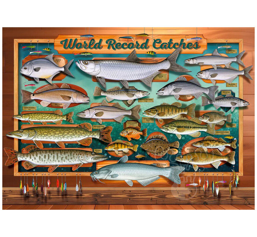 Cobble Hill World Record Catches Puzzle 500pcs