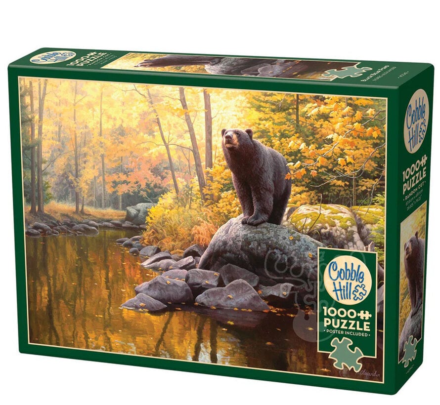 Cobble Hill Black Bear Pond Puzzle 1000pcs