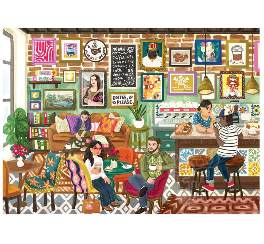 Cobble Hill Coffee Please Puzzle 1000pcs