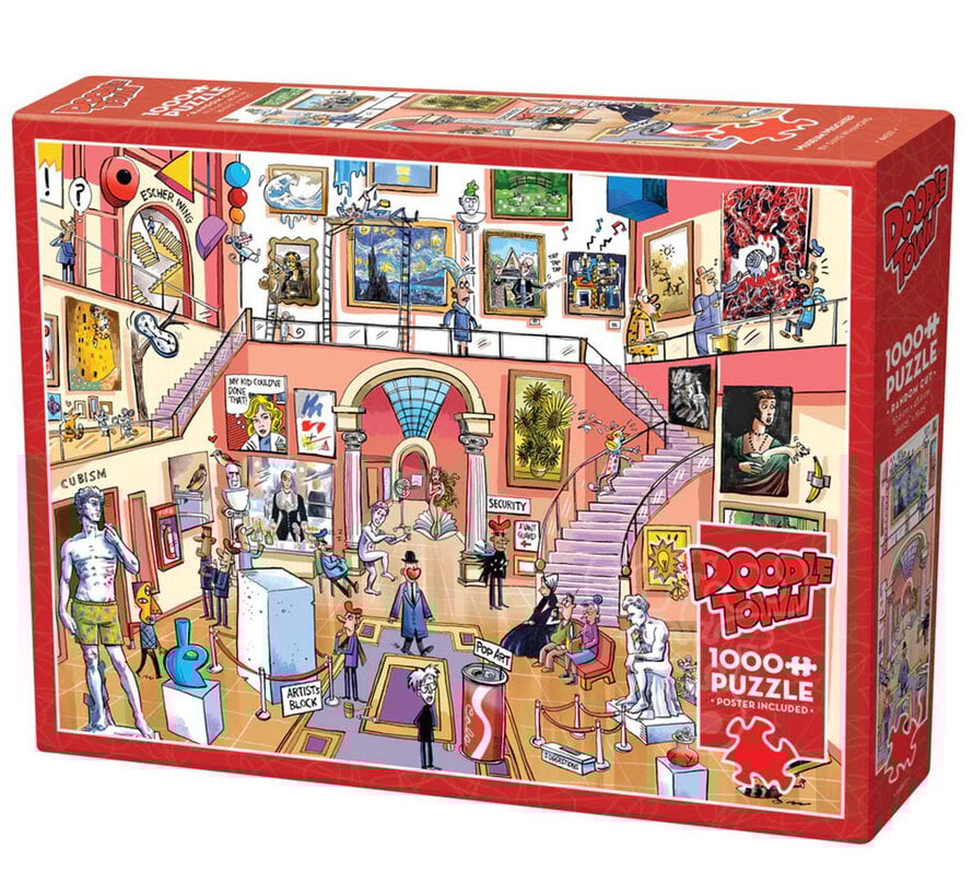 Cobble Hill Doodletown Museum Mischief Puzzle 1000pcs
