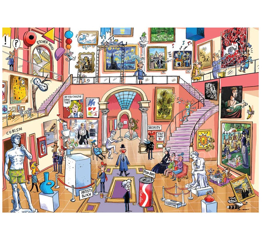 Cobble Hill Doodletown Museum Mischief Puzzle 1000pcs