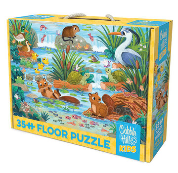 Cobble Hill Puzzles Cobble Hill Beaver and Friends Floor Puzzle 35pcs
