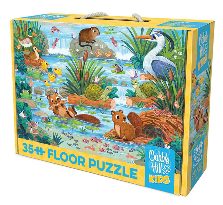 Cobble Hill Beaver and Friends Floor Puzzle 35pcs