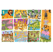 Cobble Hill Puzzles Cobble Hill Animal Count Floor Puzzle 35pcs