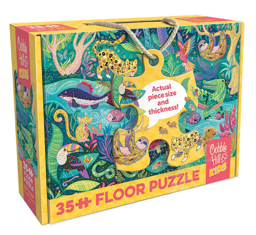 Cobble Hill In the Rainforest Floor Puzzle 35pcs