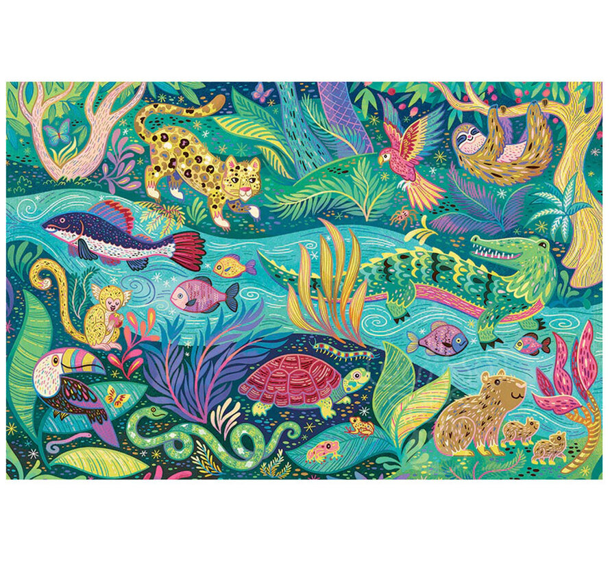 Cobble Hill In the Rainforest Floor Puzzle 35pcs