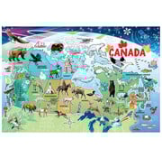 Cobble Hill Puzzles Cobble Hill Map of Canada Floor Puzzle 35pcs