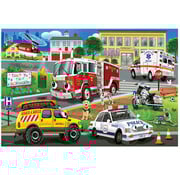 Cobble Hill Puzzles Cobble Hill First Responders Floor Puzzle 35pcs