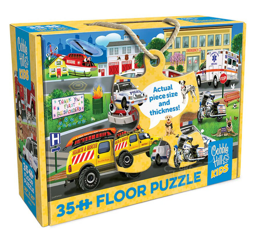 Cobble Hill First Responders Floor Puzzle 35pcs