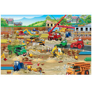 Cobble Hill Puzzles Cobble Hill Construction Zone Floor Puzzle 35pcs