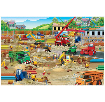 Cobble Hill Puzzles Cobble Hill Construction Zone Floor Puzzle 35pcs