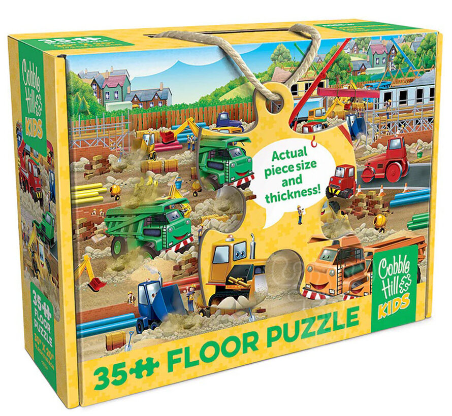 Cobble Hill Construction Zone Floor Puzzle 35pcs