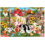 Cobble Hill Puzzles Cobble Hill Farmyard Greetings Floor Puzzle 35pcs