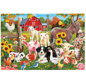 Cobble Hill Puzzles Cobble Hill Farmyard Greetings Floor Puzzle 35pcs