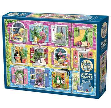 Cobble Hill Puzzles Cobble Hill Living With Catitude Puzzle 500pcs
