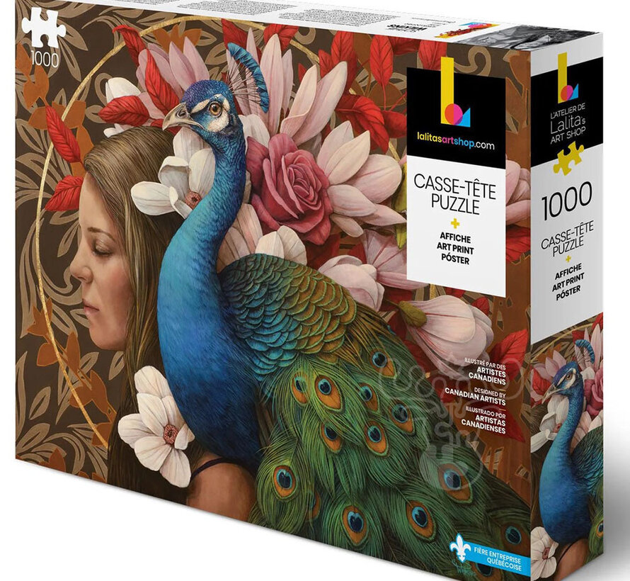 FINAL SALE Lalita Le Paon Puzzle 1000pcs