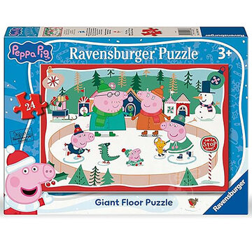 Ravensburger Ravensburger Peppa Pig Christmas Giant Floor Puzzle 24pcs