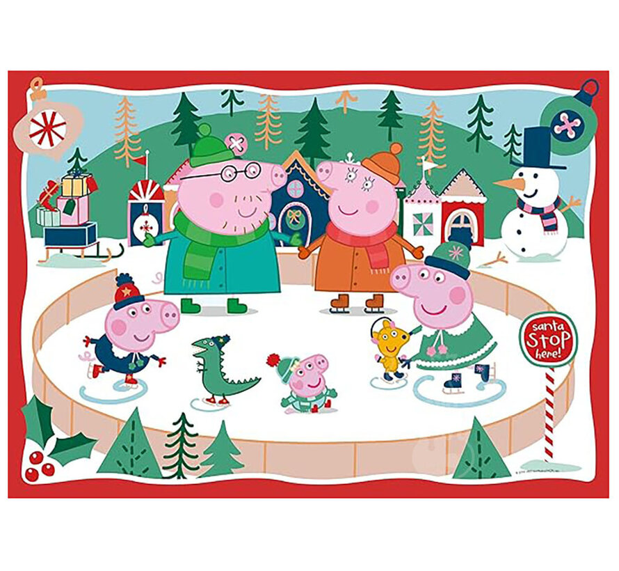Ravensburger Peppa Pig Christmas Giant Floor Puzzle 24pcs