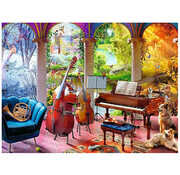 Ravensburger Ravensburger Feel Well & Puzzle: Four Seasons in Music Puzzle 100pcs XL