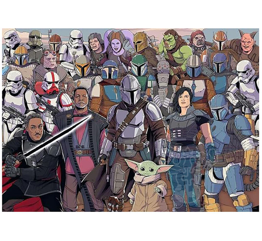 Ravensburger Star Wars: The Mandalorian Challenge Puzzle 1000pcs