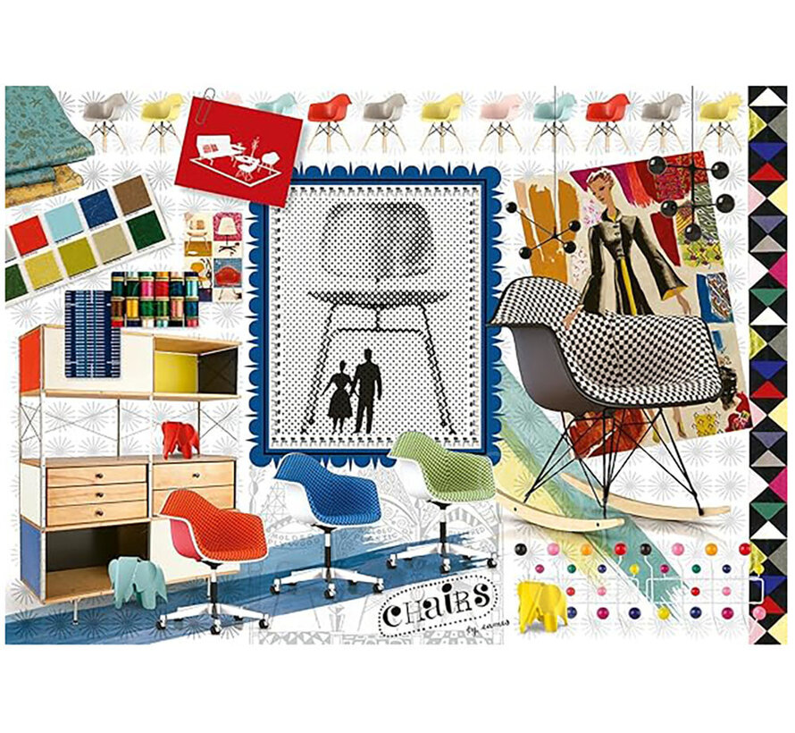 Ravensburger Eames Design Spectrum Puzzle 1000pcs RETIRED