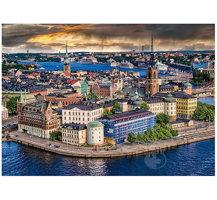 Ravensburger Scandinavian Places: Stockholm, Sweden Puzzle 1000pcs