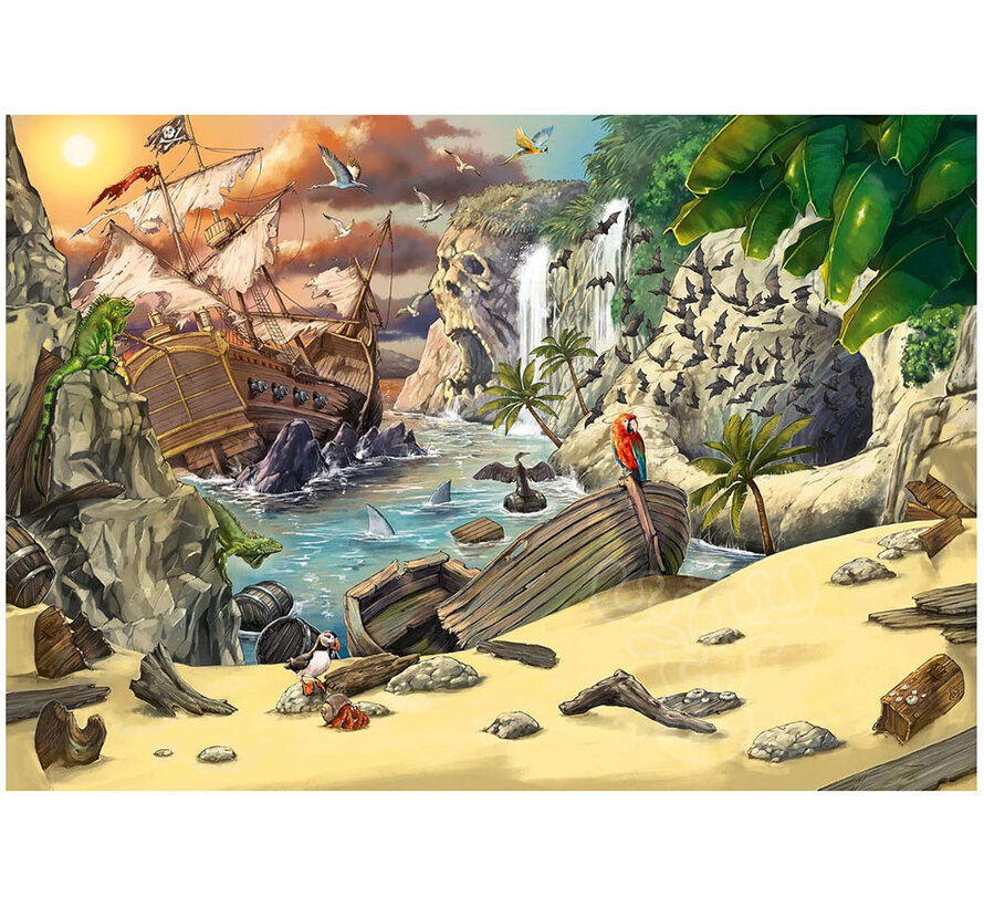 Ravensburger Pirate’s Peril Escape Puzzle Kids 368pcs