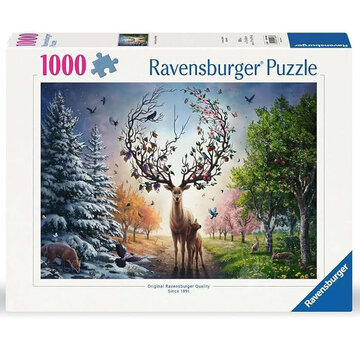 Ravensburger Ravensburger Deer at Day and Night Puzzle 1000pcs
