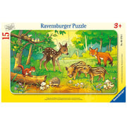 Ravensburger Ravensburger Animal Babies of the Forest Frame Puzzle 15pcs
