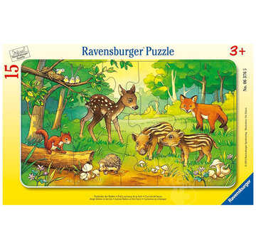 Ravensburger Ravensburger Animal Babies of the Forest Frame Puzzle 15pcs
