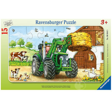 Ravensburger Ravensburger Tractor on the Farm Frame Puzzle 15pcs