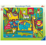 Ravensburger Ravensburger Jungle Animal Jumble Frame Puzzle 30pcs