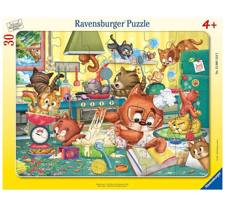 Ravensburger Cat Chaos Frame Puzzle 30pcs