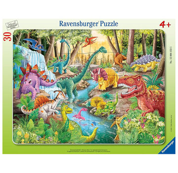 Ravensburger Ravensburger Dinosaur Roar Frame Puzzle 30pcs