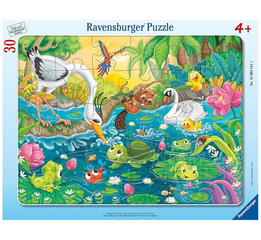 Ravensburger Summer at the Pond Frame Puzzle 30pcs