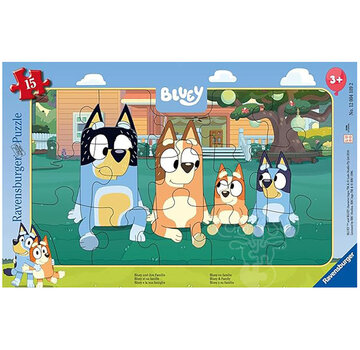 Ravensburger Ravensburger Bluey Frame Puzzle 15pcs