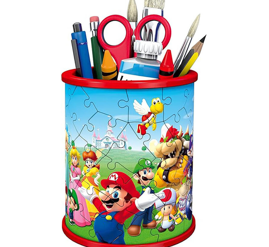Ravensburger 3D Pencil Holder: Super Mario Puzzle 54pcs