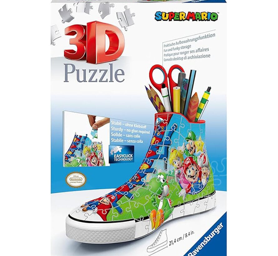 Ravensburger 3D Sneaker: Super Mario Puzzle 108pcs